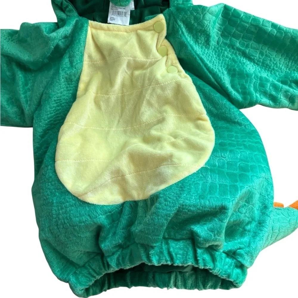 Target Baby Triceratops Dino Warm Infant Halloween Costume 12-18MO Hood Tail
